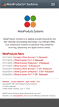 Mobile Screenshot of metaproducts.com